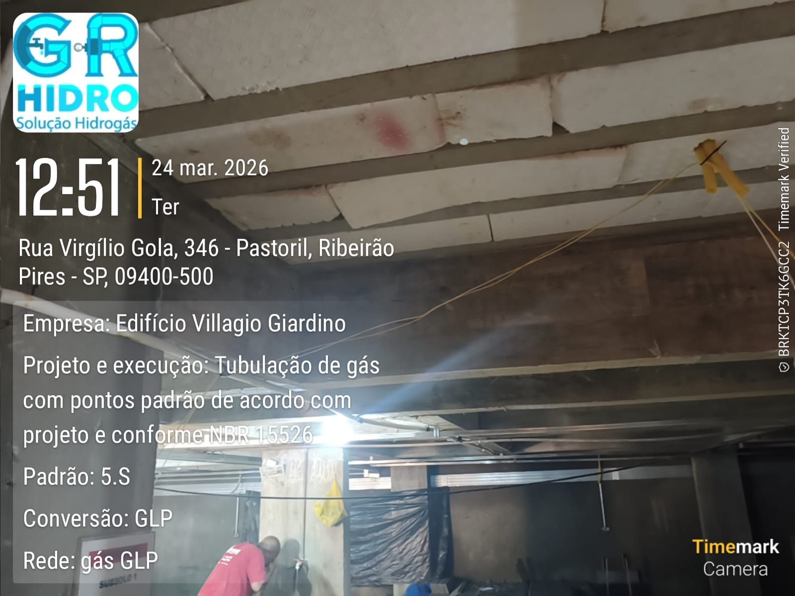 Instalação de Tubulação de Gás